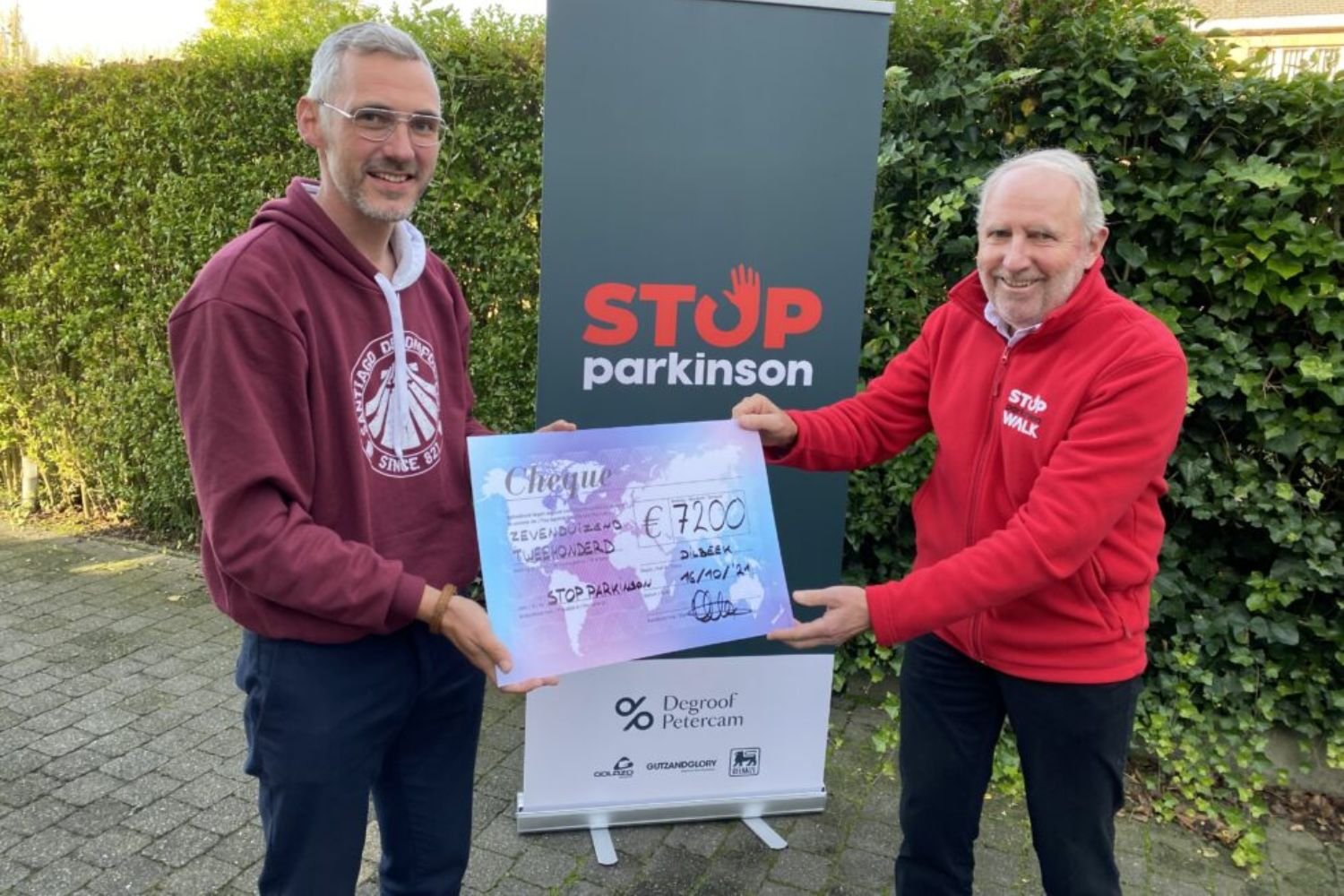 Fietstocht naar Compostella levert 7.200 euro op voor strijd tegen Parkinson