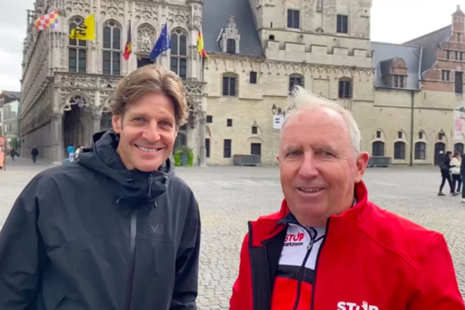 Gunther Neefs fietst mee met Peloton Parkinson