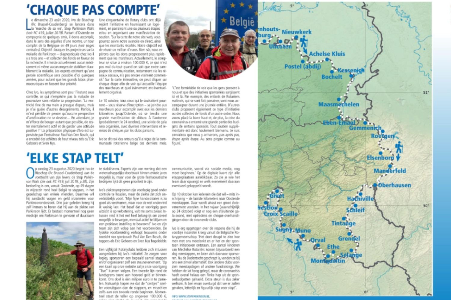 Stop Parkinson in Rotary Contact